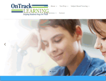 Tablet Screenshot of ontracklearning.net